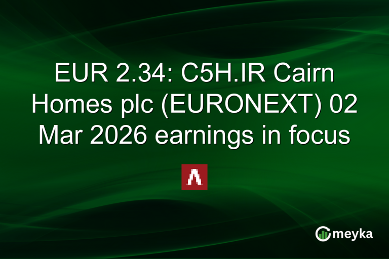 EUR 2.34: C5H.IR Cairn Homes plc (EURONEXT) 02 Mar 2026 earnings in focus