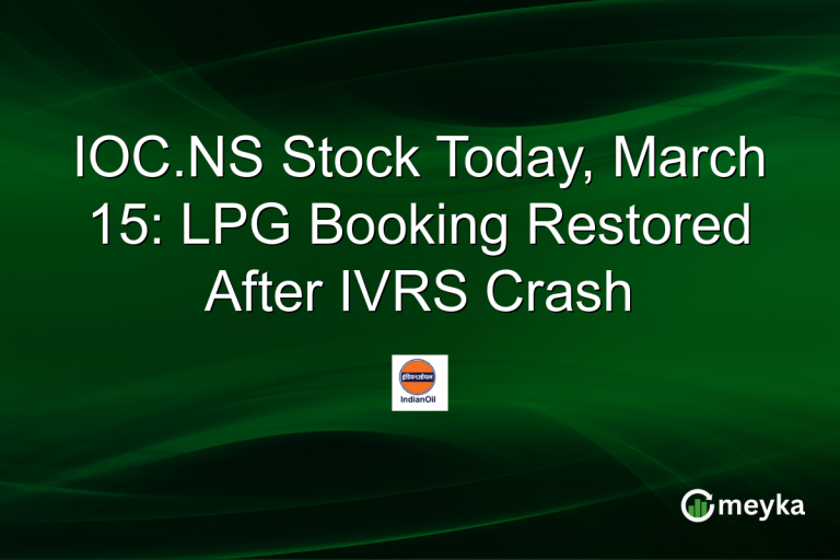 IOC.NS Stock Today, March 15: LPG Booking Restored After IVRS Crash