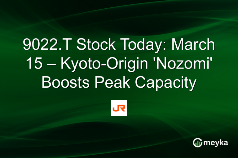 9022.T Stock Today: March 15 – Kyoto-Origin 'Nozomi' Boosts Peak Capacity
