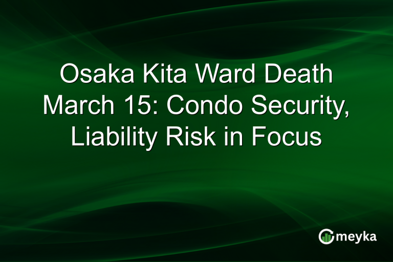 Osaka Kita Ward Death March 15: Condo Security, Liability Risk in Focus