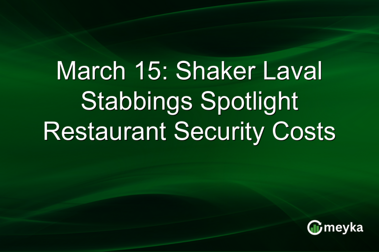 March 15: Shaker Laval Stabbings Spotlight Restaurant Security Costs