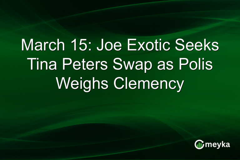 March 15: Joe Exotic Seeks Tina Peters Swap as Polis Weighs Clemency
