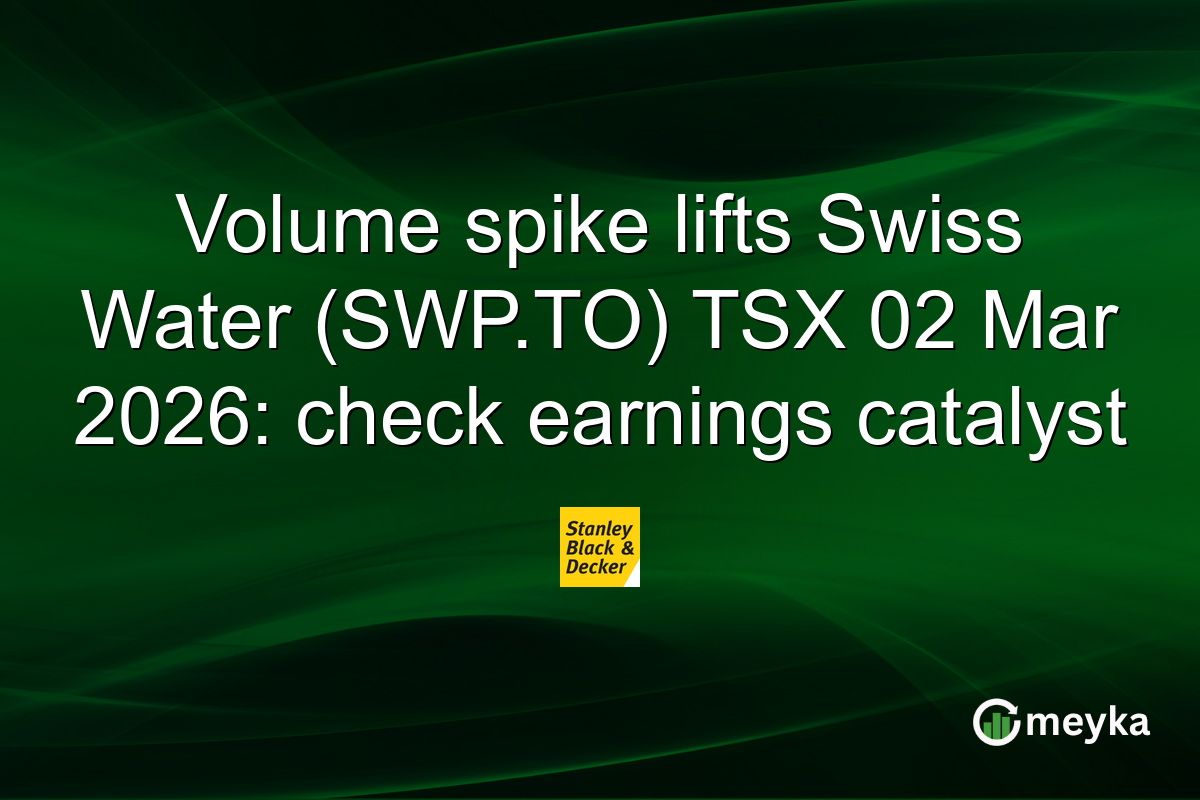 Volume spike lifts Swiss Water (SWP.TO) TSX 02 Mar 2026: check earnings catalyst