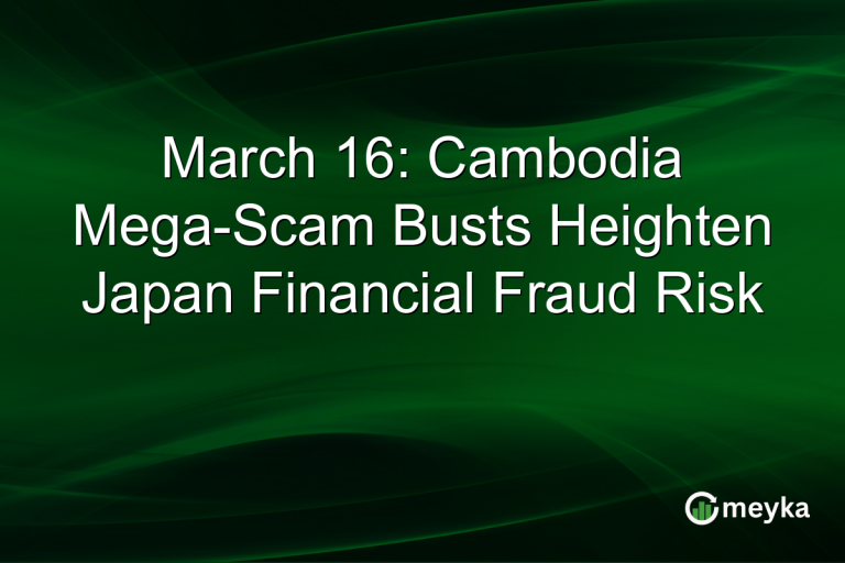 March 16: Cambodia Mega-Scam Busts Heighten Japan Financial Fraud Risk