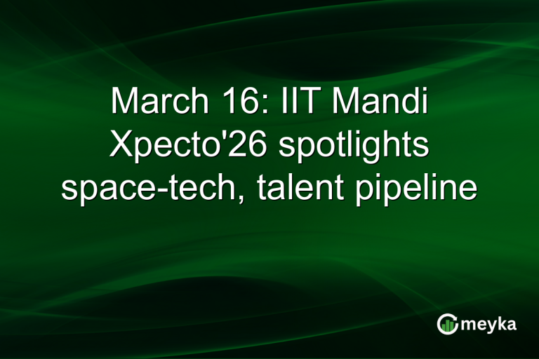 March 16: IIT Mandi Xpecto'26 spotlights space-tech, talent pipeline