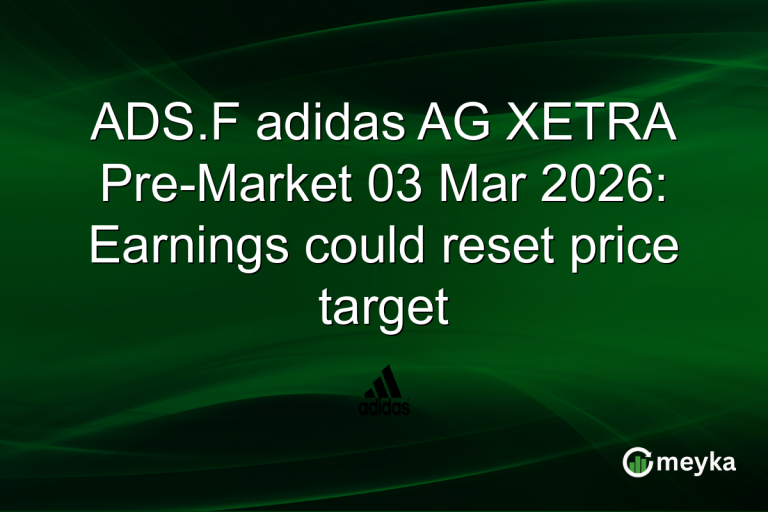 ADS.F adidas AG XETRA Pre-Market 03 Mar 2026: Earnings could reset price target
