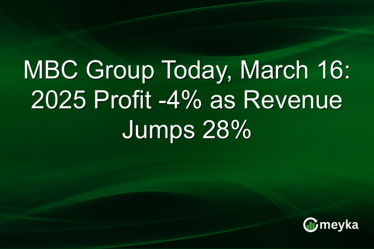 MBC Group Today, March 16: 2025 Profit -4% as Revenue Jumps 28%