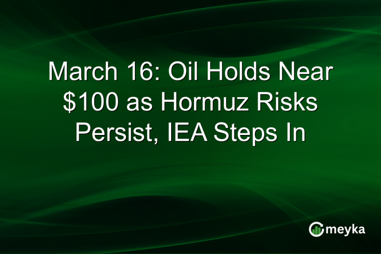 March 16: Oil Holds Near $100 as Hormuz Risks Persist, IEA Steps In
