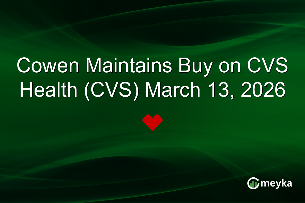 Cowen Maintains Buy on CVS Health (CVS) March 13, 2026