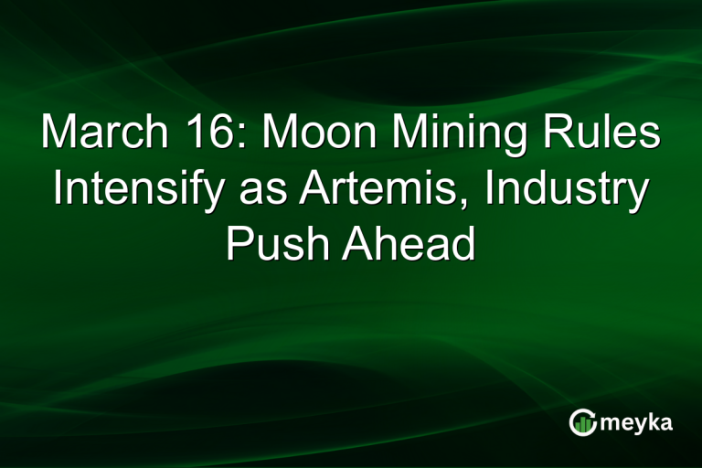 March 16: Moon Mining Rules Intensify as Artemis, Industry Push Ahead