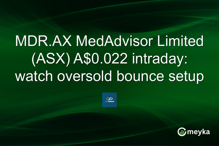 MDR.AX MedAdvisor Limited (ASX) A$0.022 intraday: watch oversold bounce setup