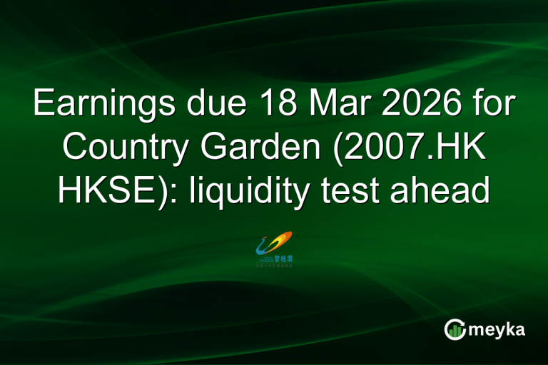 Earnings due 18 Mar 2026 for Country Garden (2007.HK HKSE): liquidity test ahead