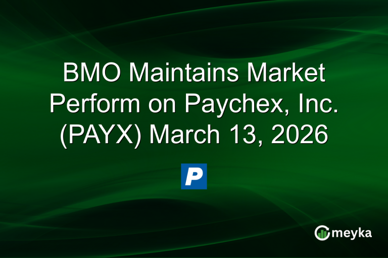 BMO Maintains Market Perform on Paychex, Inc. (PAYX) March 13, 2026