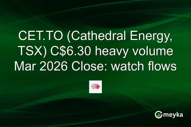 CET.TO (Cathedral Energy, TSX) C$6.30 heavy volume Mar 2026 Close: watch flows