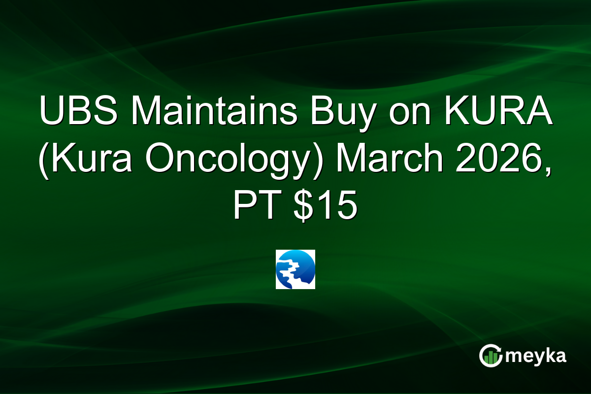 UBS Maintains Buy on KURA (Kura Oncology) March 2026, PT $15