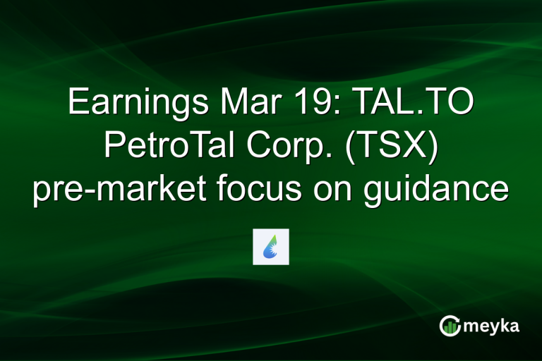 Earnings Mar 19: TAL.TO PetroTal Corp. (TSX) pre-market focus on guidance