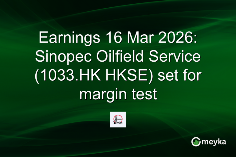 Earnings 16 Mar 2026: Sinopec Oilfield Service (1033.HK HKSE) set for margin test