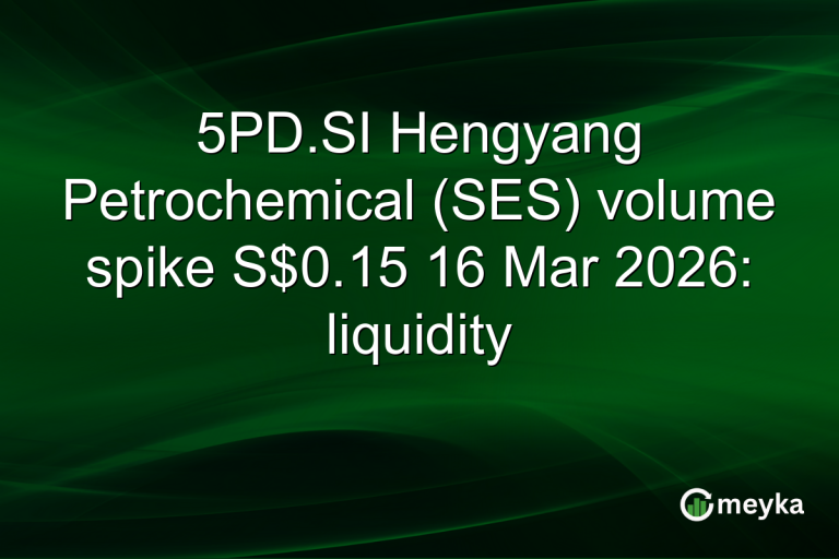 5PD.SI Hengyang Petrochemical (SES) volume spike S$0.15 16 Mar 2026: liquidity