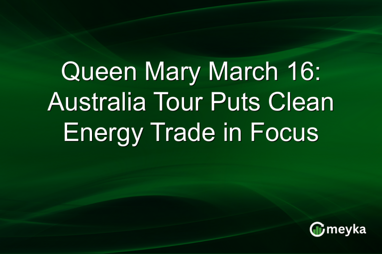 Queen Mary March 16: Australia Tour Puts Clean Energy Trade in Focus