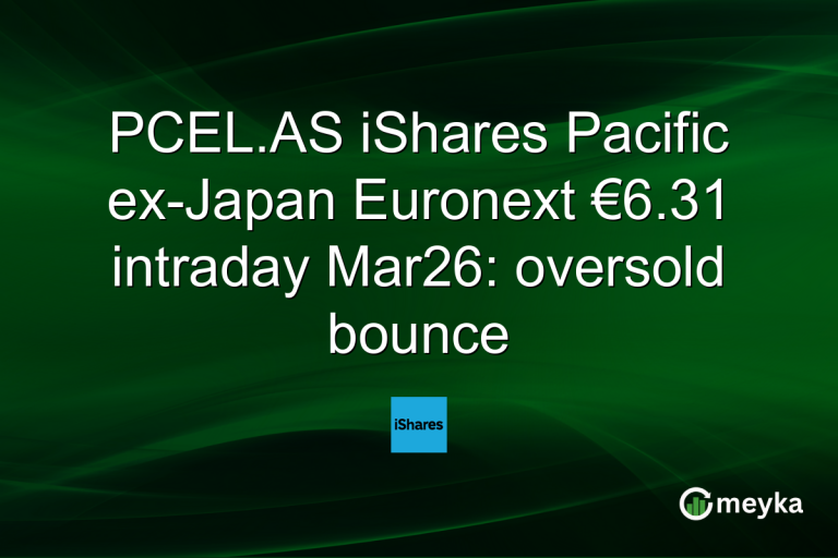 PCEL.AS iShares Pacific ex-Japan Euronext €6.31 intraday Mar26: oversold bounce