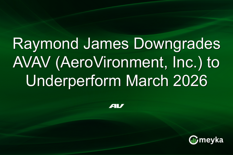 Raymond James Downgrades AVAV (AeroVironment, Inc.) to Underperform March 2026