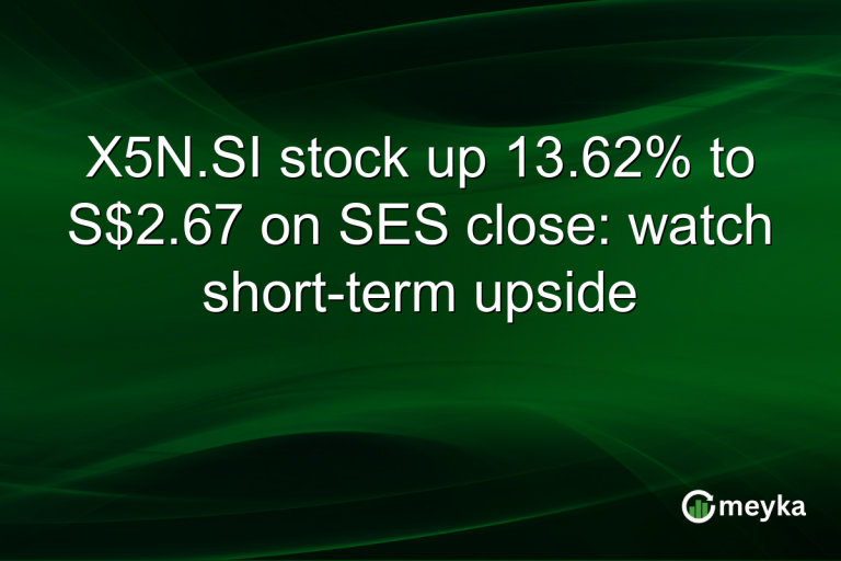 X5N.SI stock up 13.62% to S$2.67 on SES close: watch short-term upside