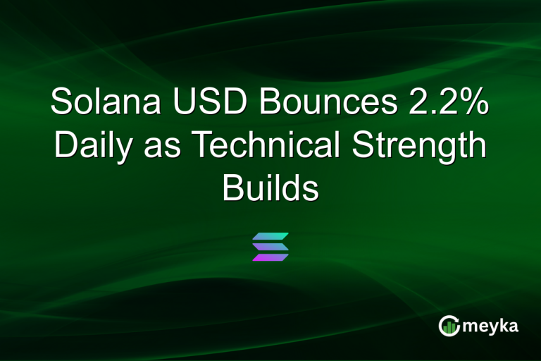 Solana USD Bounces 2.2% Daily as Technical Strength Builds