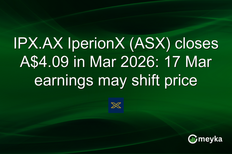 IPX.AX IperionX (ASX) closes A$4.09 in Mar 2026: 17 Mar earnings may shift price