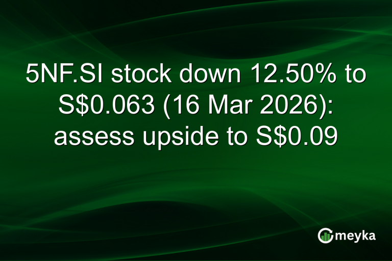 5NF.SI stock down 12.50% to S$0.063 (16 Mar 2026): assess upside to S$0.09