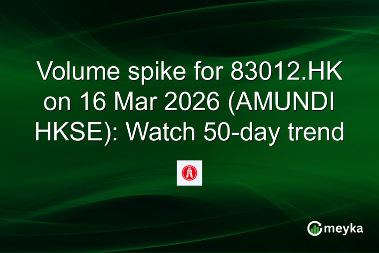 Volume spike for 83012.HK on 16 Mar 2026 (AMUNDI HKSE): Watch 50-day trend