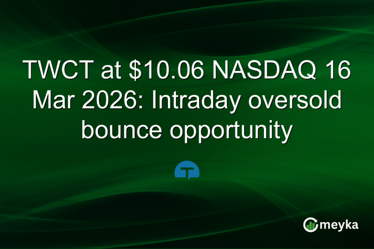 TWCT at $10.06 NASDAQ 16 Mar 2026: Intraday oversold bounce opportunity