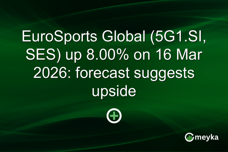 EuroSports Global (5G1.SI, SES) up 8.00% on 16 Mar 2026: forecast suggests upside