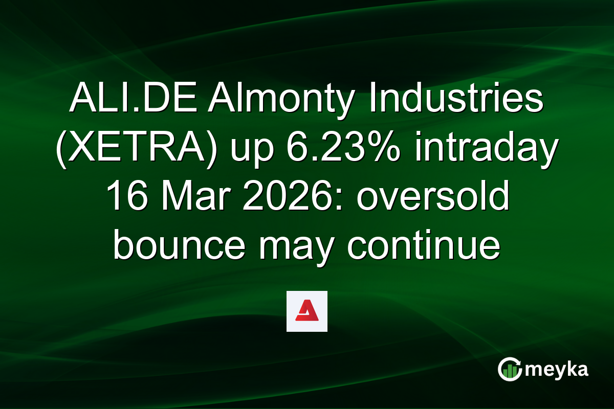 ALI.DE Almonty Industries (XETRA) up 6.23% intraday 16 Mar 2026: oversold bounce may continue