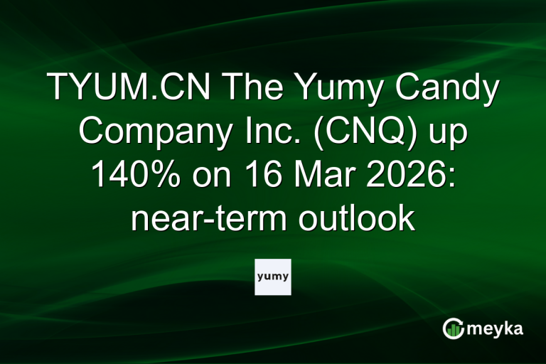 TYUM.CN The Yumy Candy Company Inc. (CNQ) up 140% on 16 Mar 2026: near-term outlook