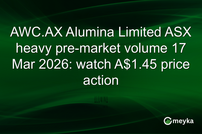 AWC.AX Alumina Limited ASX heavy pre-market volume 17 Mar 2026: watch A$1.45 price action