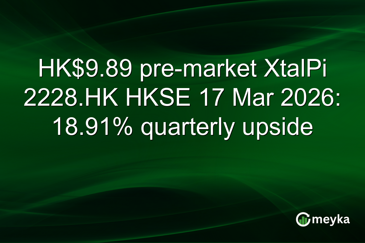 HK$9.89 pre-market XtalPi 2228.HK HKSE 17 Mar 2026: 18.91% quarterly upside