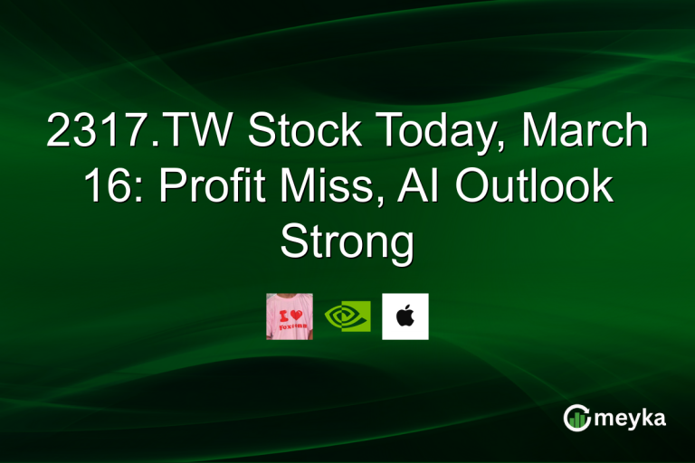 2317.TW Stock Today, March 16: Profit Miss, AI Outlook Strong
