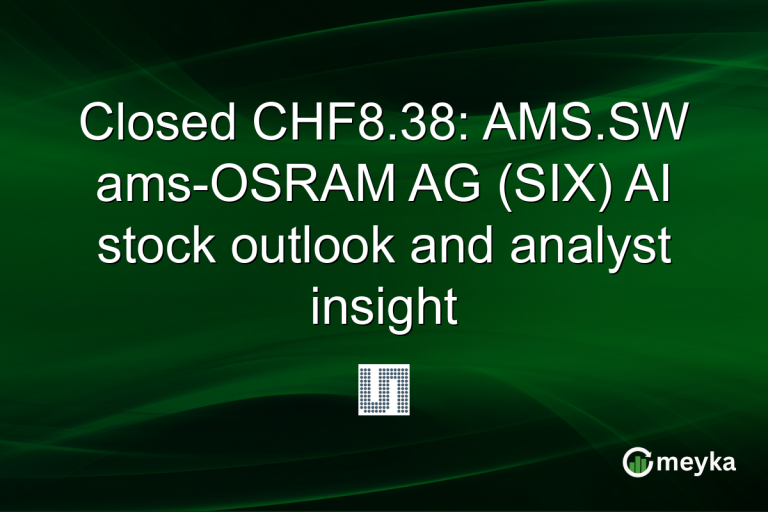 Closed CHF8.38: AMS.SW ams-OSRAM AG (SIX) AI stock outlook and analyst insight