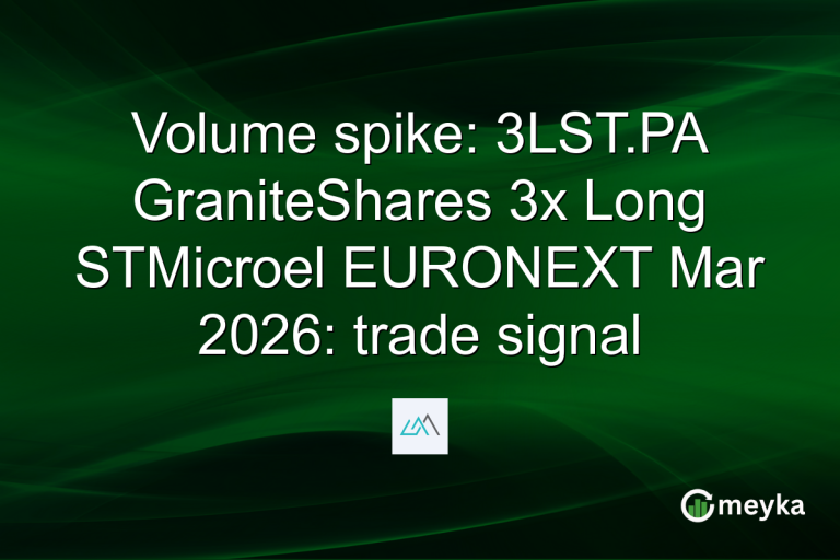 Volume spike: 3LST.PA GraniteShares 3x Long STMicroel EURONEXT Mar 2026: trade signal