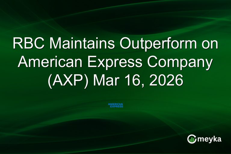 RBC Maintains Outperform on American Express Company (AXP) Mar 16, 2026