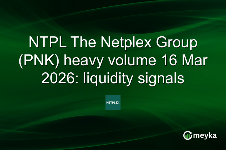 NTPL The Netplex Group (PNK) heavy volume 16 Mar 2026: liquidity signals