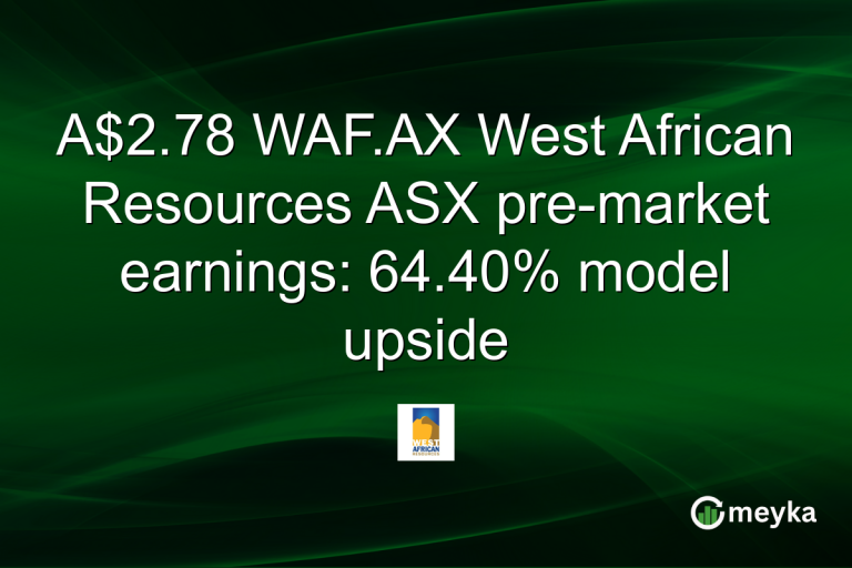 A$2.78 WAF.AX West African Resources ASX pre-market earnings: 64.40% model upside