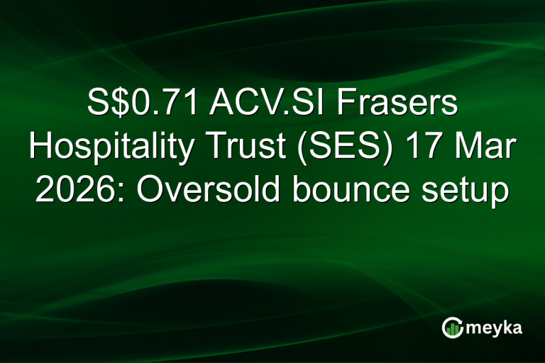 S$0.71 ACV.SI Frasers Hospitality Trust (SES) 17 Mar 2026: Oversold bounce setup