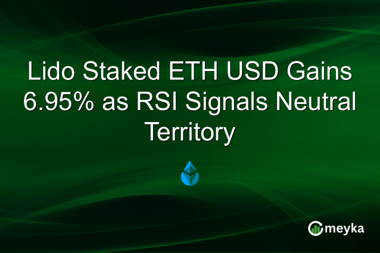 Lido Staked ETH USD Gains 6.95% as RSI Signals Neutral Territory