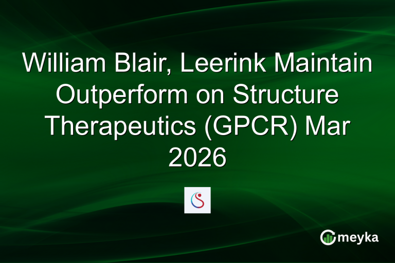 William Blair, Leerink Maintain Outperform on Structure Therapeutics (GPCR) Mar 2026