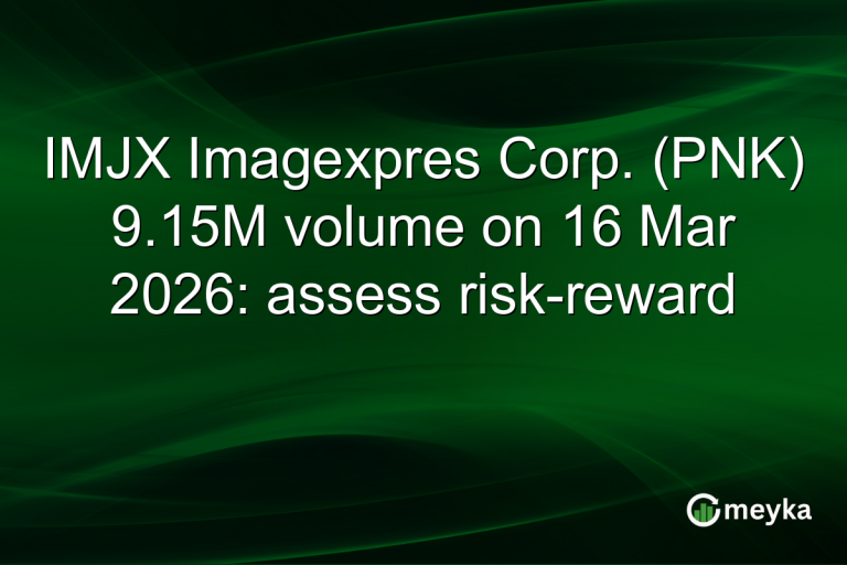 IMJX Imagexpres Corp. (PNK) 9.15M volume on 16 Mar 2026: assess risk-reward