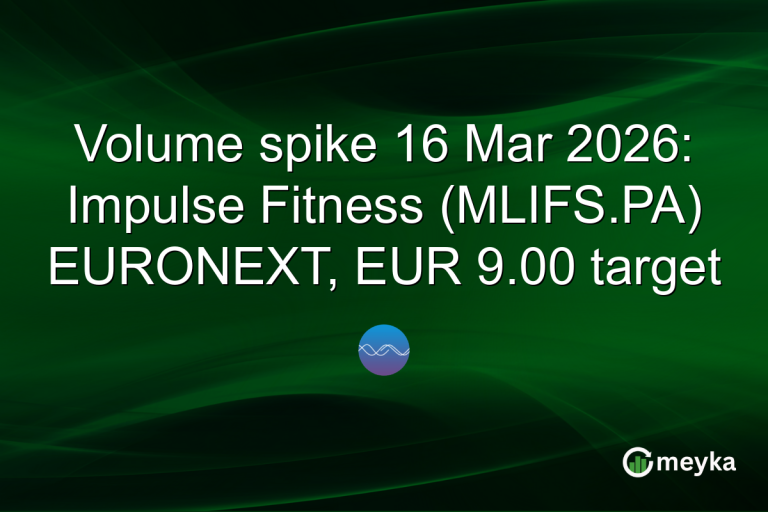 Volume spike 16 Mar 2026: Impulse Fitness (MLIFS.PA) EURONEXT, EUR 9.00 target