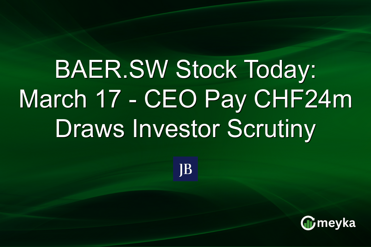 BAER.SW Stock Today: March 17 – CEO Pay CHF24m Draws Investor Scrutiny