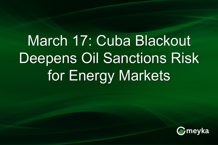March 17: Cuba Blackout Deepens Oil Sanctions Risk for Energy Markets