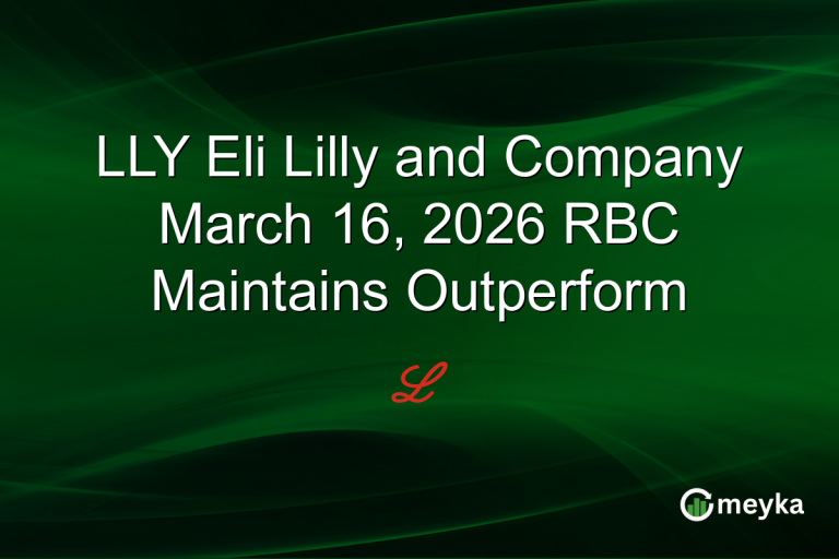LLY Eli Lilly and Company March 16, 2026 RBC Maintains Outperform